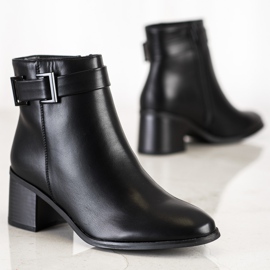 Seastar Elegante Stiefel aus Ökoleder schwarz 1