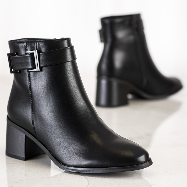 Seastar Elegante Stiefel aus Ökoleder schwarz 1
