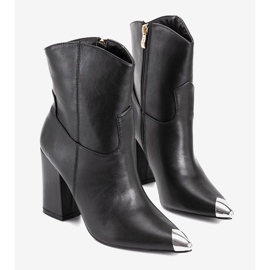 Schwarze bretonische Cowboystiefel 1