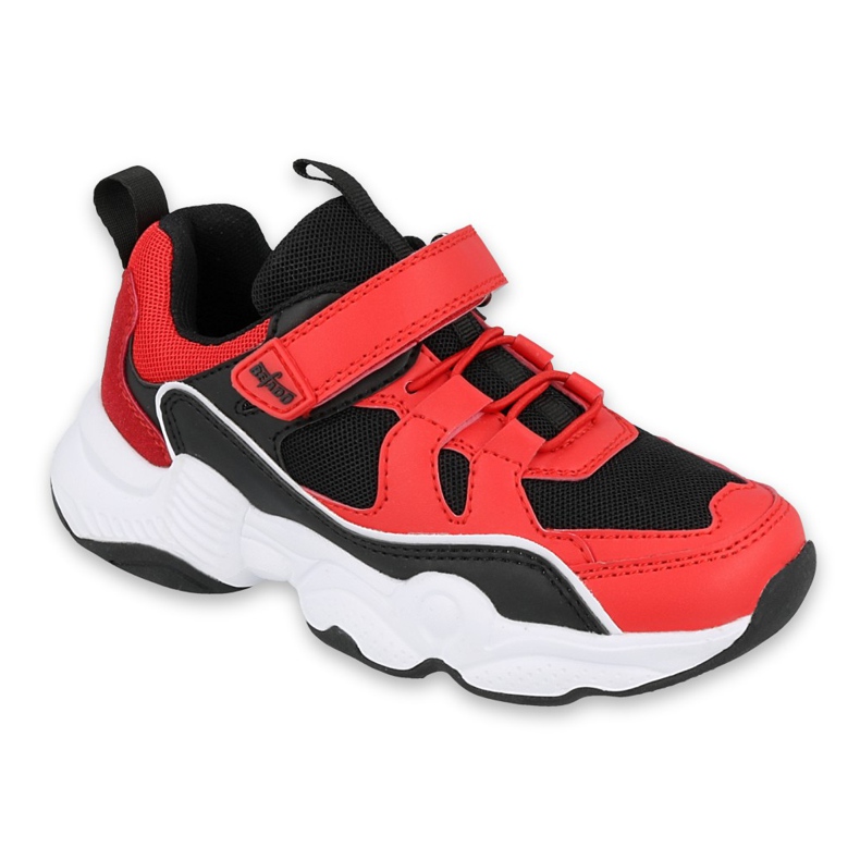 Befado Kinderschuhe 516Y068 schwarz rot 1