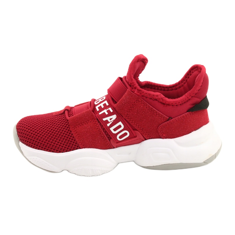 Befado Kinderschuhe 516Y064 weiß rot 2