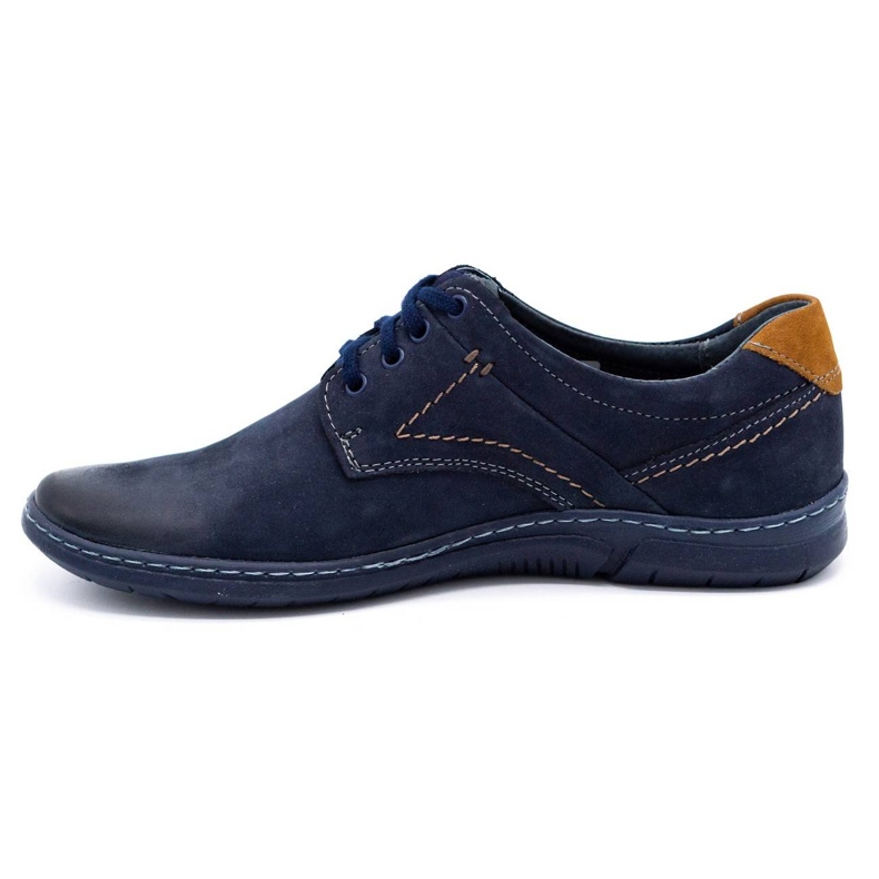 KOMODO Herren Freizeitschuhe aus Leder 858K marineblau 1