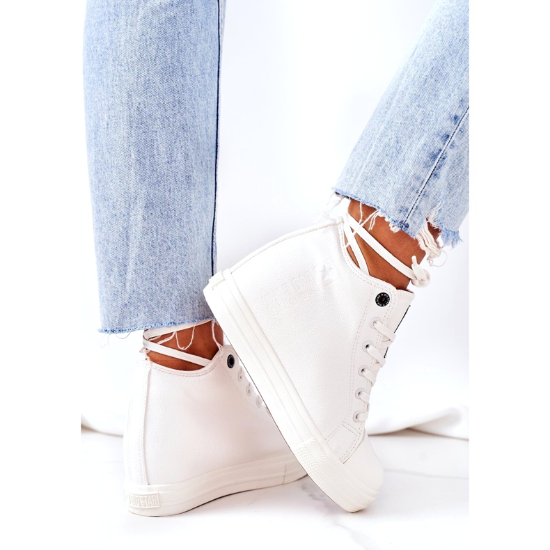 Leder Sneaker Big Star EE274128 Weiß 4