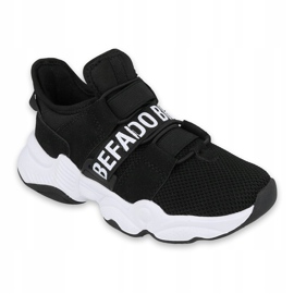 Befado Kinderschuhe 516Y066 weiß schwarz 1