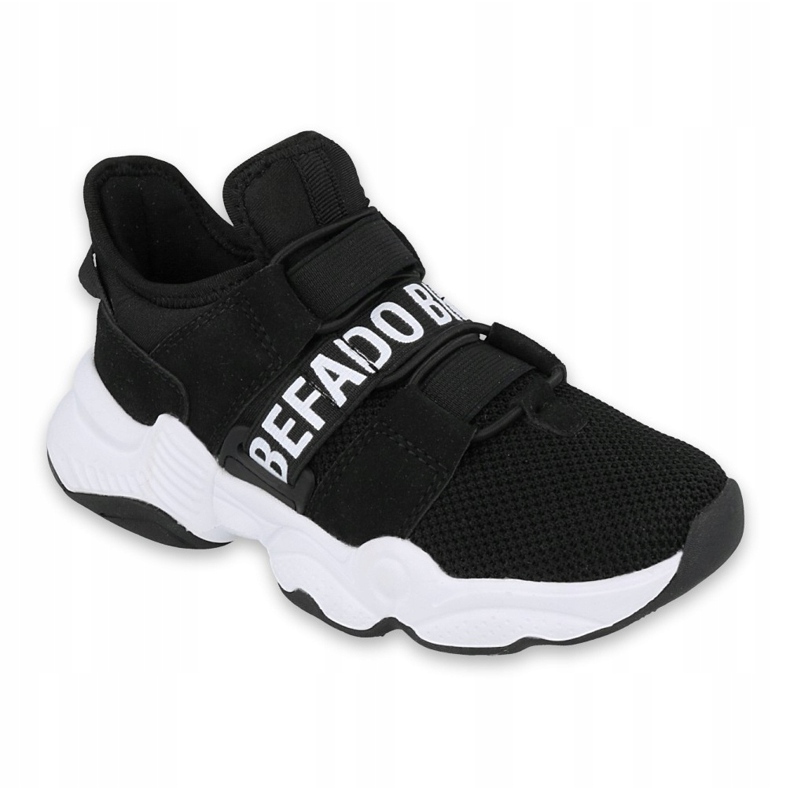 Befado Kinderschuhe 516Y066 weiß schwarz 1