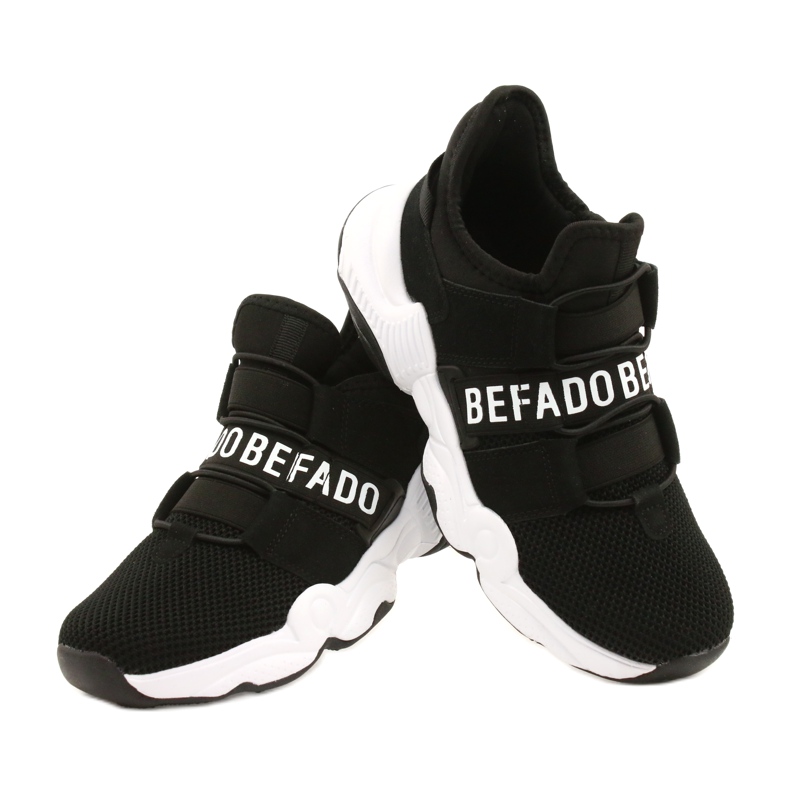 Befado Kinderschuhe 516Y066 weiß schwarz 4