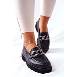 Nicole Damen Slipper Leder Schwarz Sthonto 2