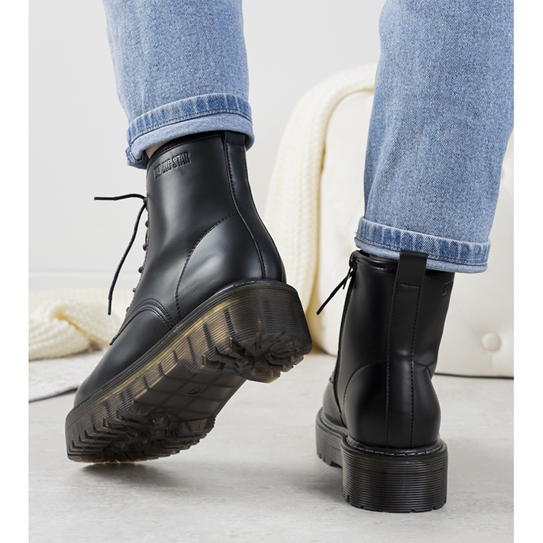 Schwarze Damenstiefel von Big Star Lozano 2