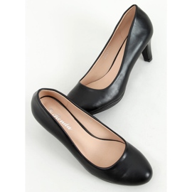 Schwarze Pumps auf der schwarzen KZ599 Black Plattform 1