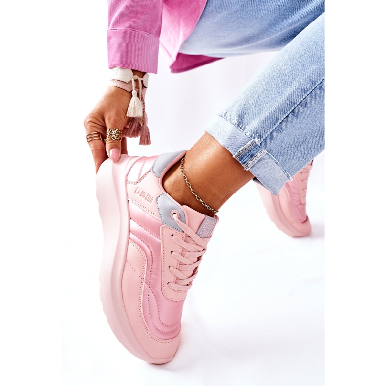 Damen Sportschuhe Memory Foam Big Star II274333 Pink rosa 2