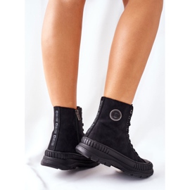 Damen Wanderschuhe Big Star II274351 Schwarz 1