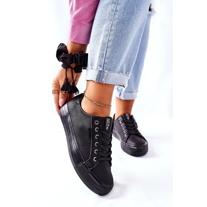 Damen Sneaker Big Star II274345 Schwarz 1