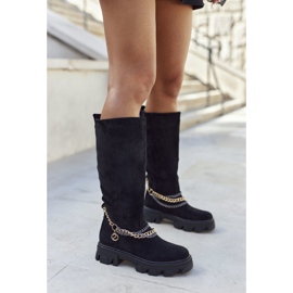 PS1 Hohe Stiefel für Damen Black Lagoon schwarz 2