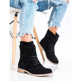 Seastar Hohe Stiefeletten aus Wildleder schwarz 2