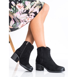 Bequeme Vinceza Wildlederstiefel schwarz 2