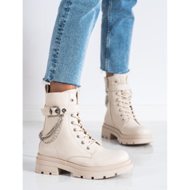 Bestelle Modische Arbeiter mit Kette beige 2