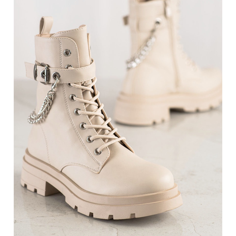 Bestelle Modische Arbeiter mit Kette beige 1