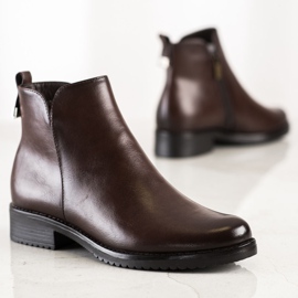 Klassische VINCEZA Stiefel braun 1