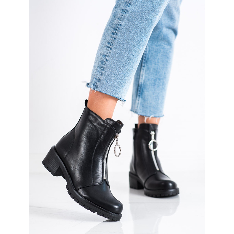 Lucky Shoes Gelegenheitsarbeiter auf einem Schieberegler schwarz 2