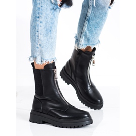 Vinceza Hohe Arbeiter auf der Plattform schwarz 2