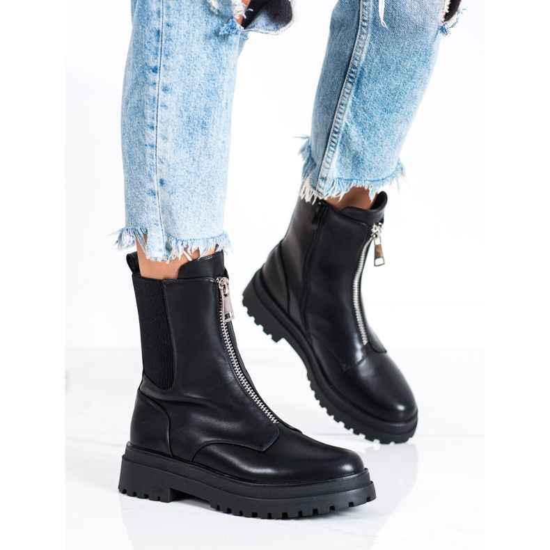 Vinceza Hohe Arbeiter auf der Plattform schwarz 2