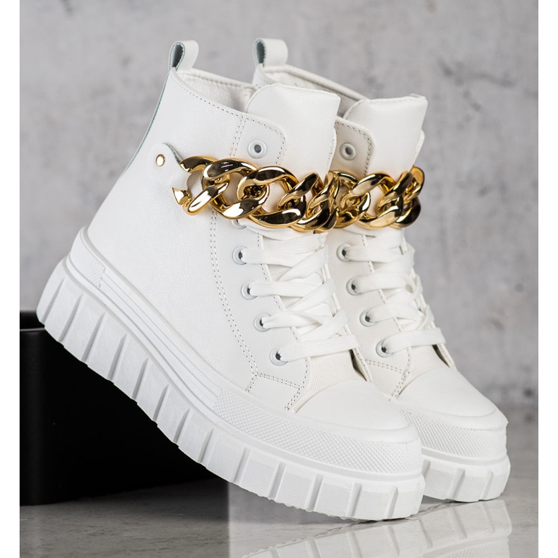 Seastar High-Top-Sneaker mit Kette weiß 1