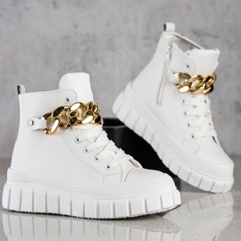 Seastar High-Top-Sneaker mit Kette weiß 2