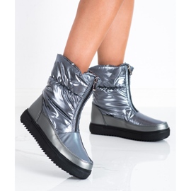 S. BARSKI Srebrne Śniegowce S.BARSKI grau 2