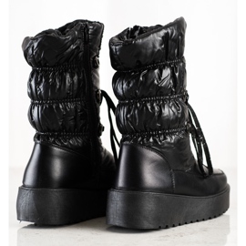 S. BARSKI Stylowe Śniegowce S.BARSKI schwarz 1