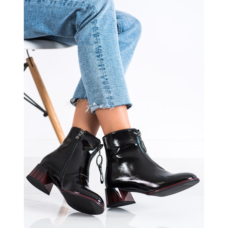 S. BARSKI Elegante Stiefel mit Reißverschluss S.BARSKI schwarz 2