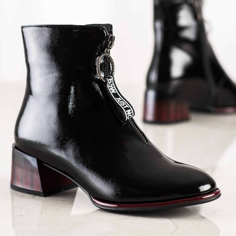 S. BARSKI Elegante Stiefel mit Reißverschluss S.BARSKI schwarz 1