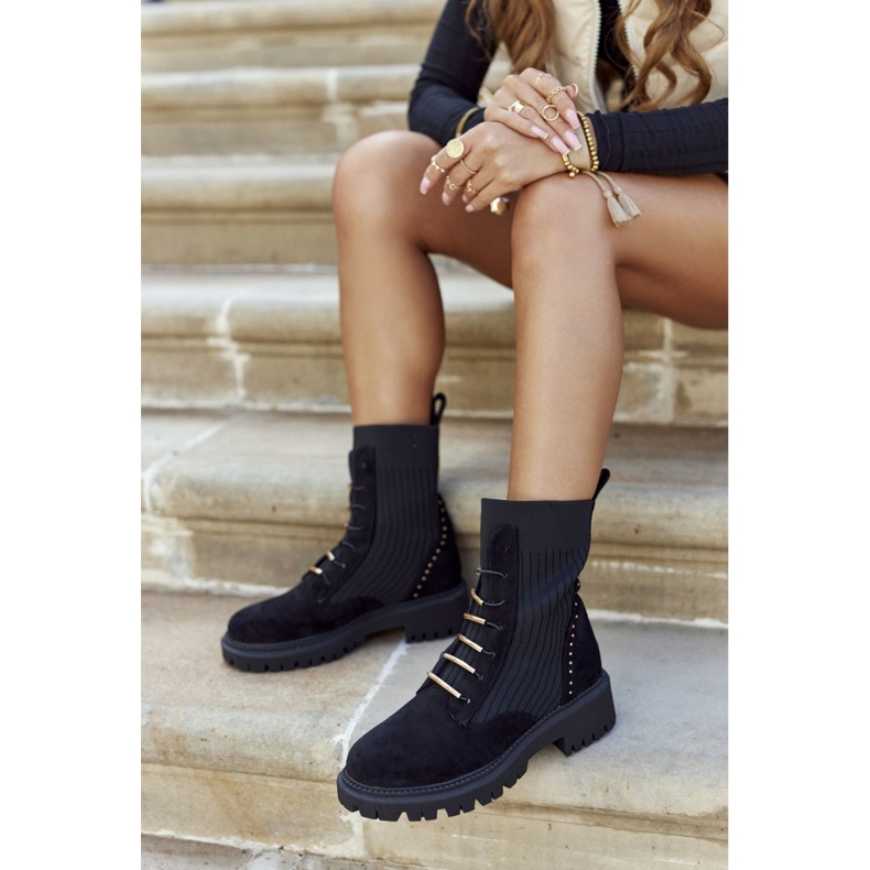 PM1 Damenstiefel Workers Slip Schwarz Maxine 2