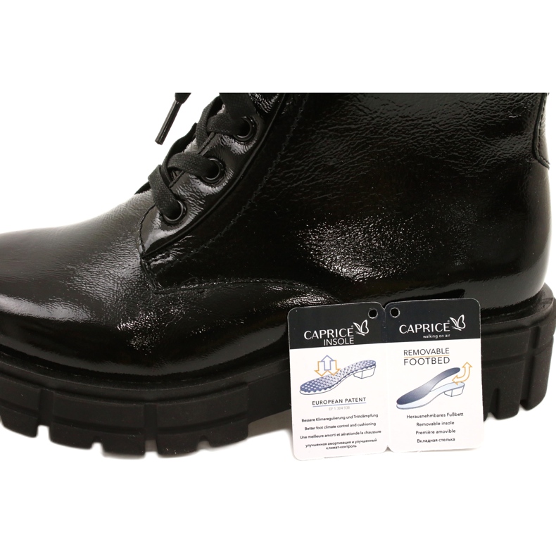 Caprice Damenstiefel 9-25252-27 017 Schwarzer Lack 6