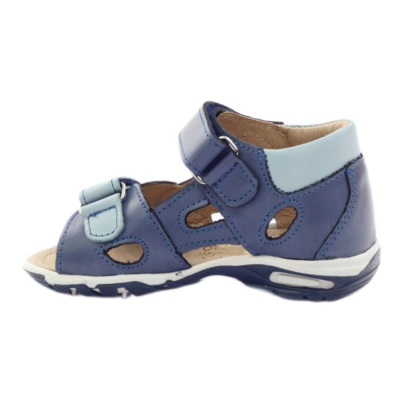 Bartuś Ledersandalen blau 2