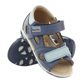 Bartuś Ledersandalen blau 3