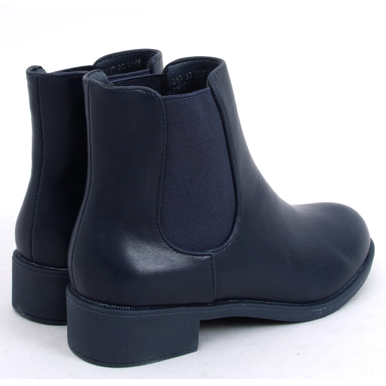 BM Klassische Chelsea Boots für Damen marineblau 6217 Navy 1