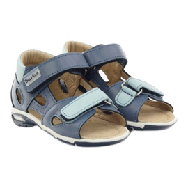 Bartuś Ledersandalen blau 4