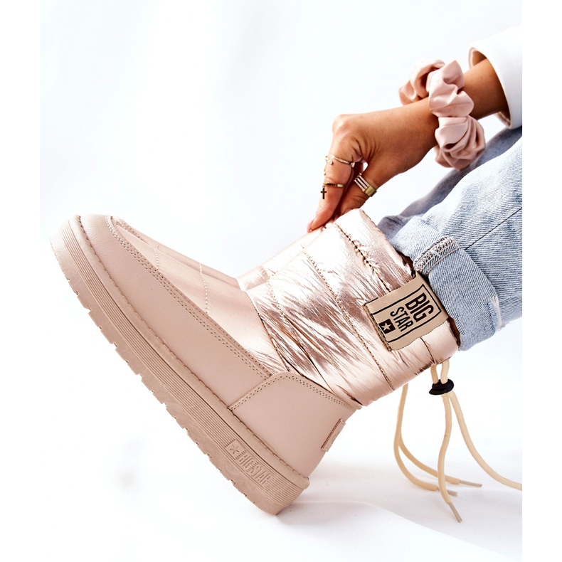 Damen Schneestiefel Big Star II274121 Beige 2