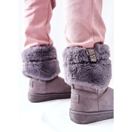 Damen Schneestiefel Big Star II274128 Grau 1