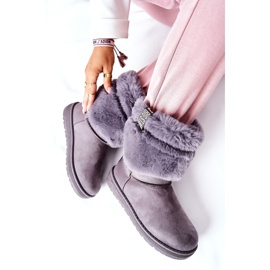 Damen Schneestiefel Big Star II274128 Grau 2