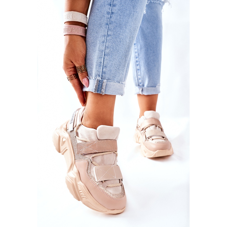 NAVY DOT Sportschuhe für Damen Sneakers Beige Katerini 1