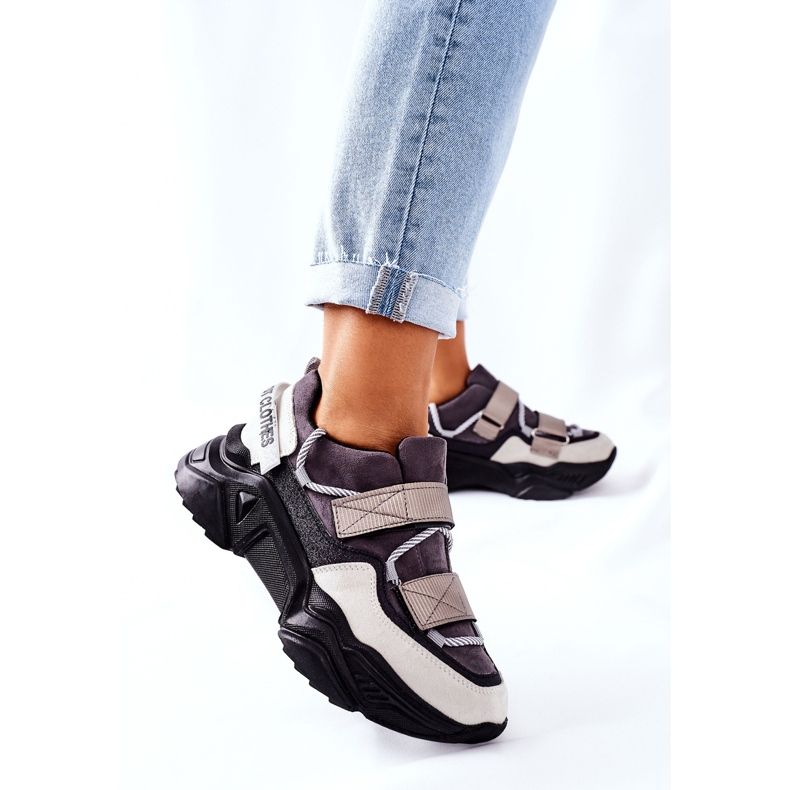 Damen Sportschuhe Sneakers Schwarz Katerini 2