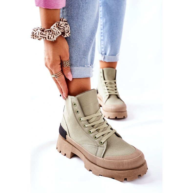 PS1 Damenstiefel Grün Any One 1