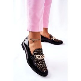 Damen Brogues Maciejka Lackierte Loafer Schwarz 4099B-01 / 00-1 2