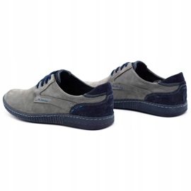 KOMODO Casual Herrenschuhe 848 grau marineblau 5