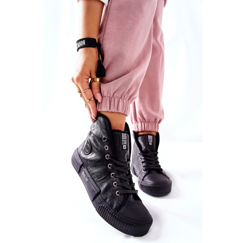 Damen Sneaker Big Star II274155 Schwarz isoliert 1