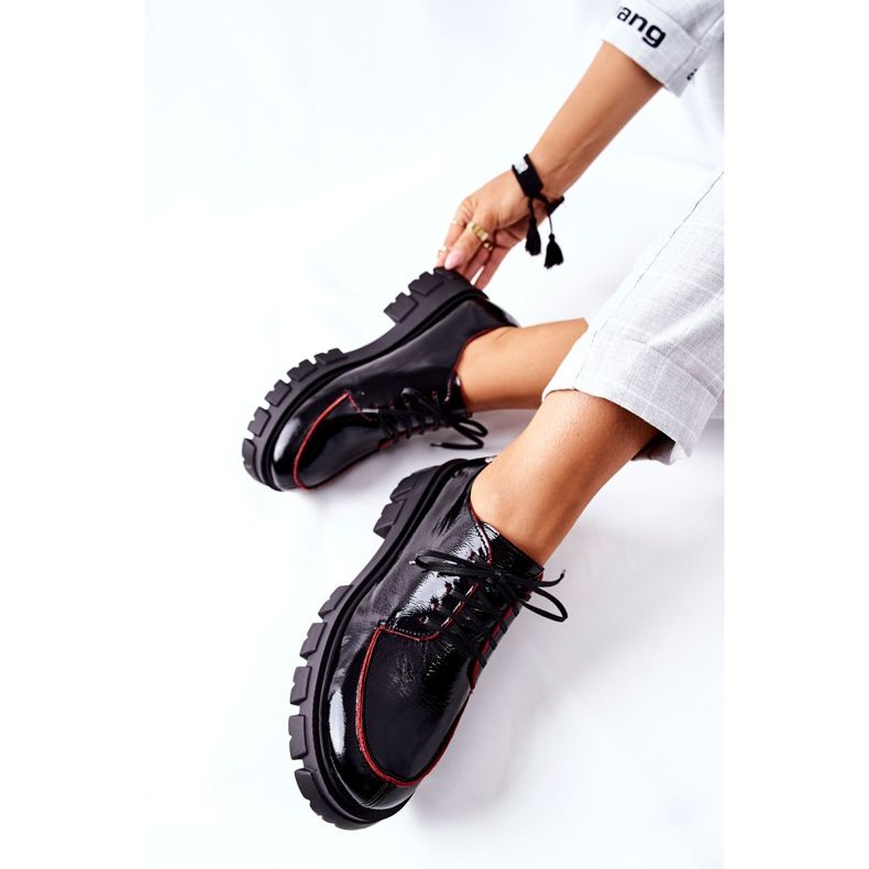 Damen Lederschuhe Maciejka Schwarz 5074A-01 2