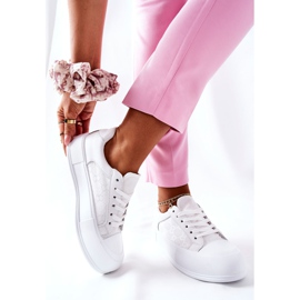 FB3 Sneakers für Damen auf der Plattform White Honey weiß 5