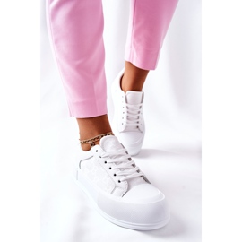 FB3 Sneakers für Damen auf der Plattform White Honey weiß 6