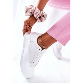 FB3 Sneakers für Damen auf der Plattform White Honey weiß 7